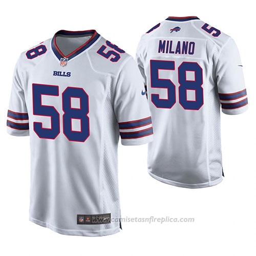 Camiseta NFL Game Buffalo Bills Matt Milano Blanco